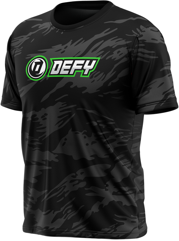 DEFY TIGER STRIPE TECH SHIRT