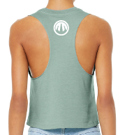 Wepnz Heather Seafoam Cotton Women's Tank Top