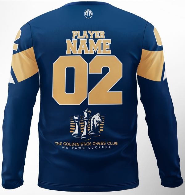 GOLDEN STATE CHESS CLUB STRIKER (PRACTICE) JERSEY