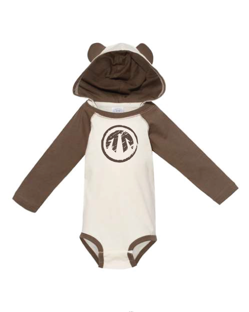 Panda Brown Onesie