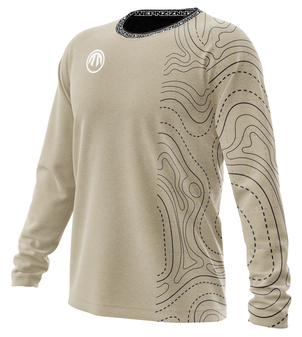 Topographic Asym Tan Striker (Practice) Jersey