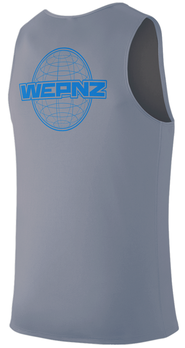 Wepnz Globe Grey Tank Top