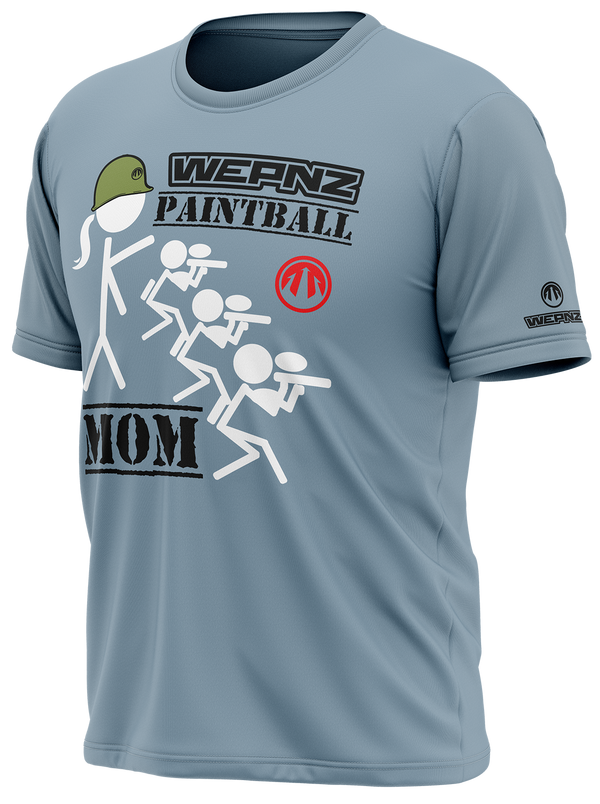 Paintball Mom Slate Tech Shirt