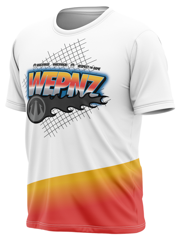 Retro Flames Tech Shirt