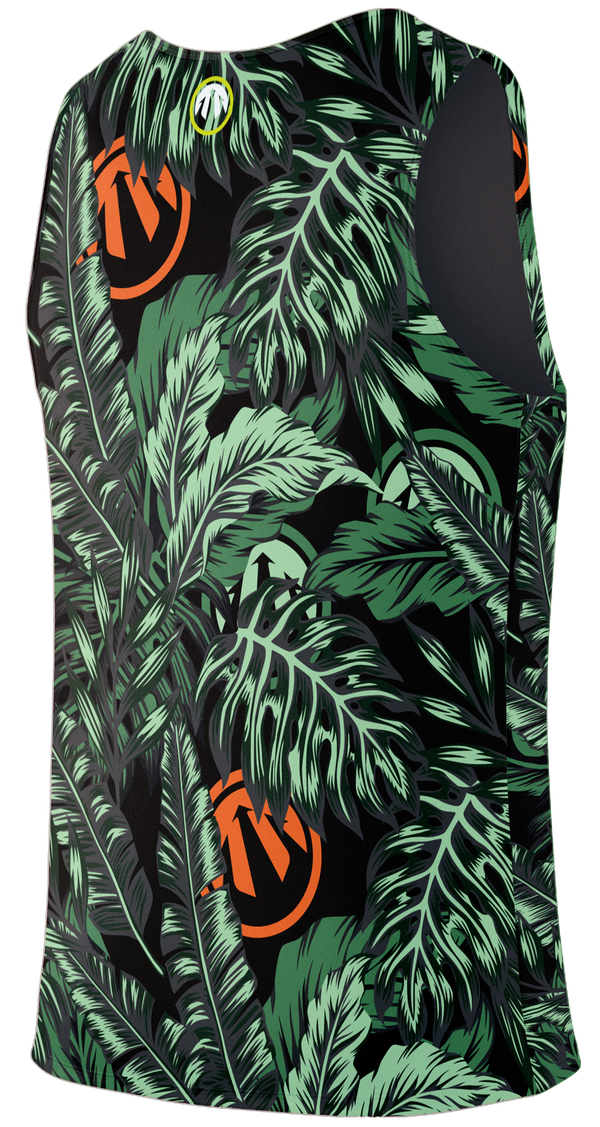 Green Tropicamo Tank Top