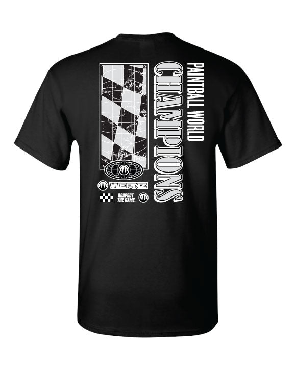 World Champs Black Cotton Blend T-Shirt